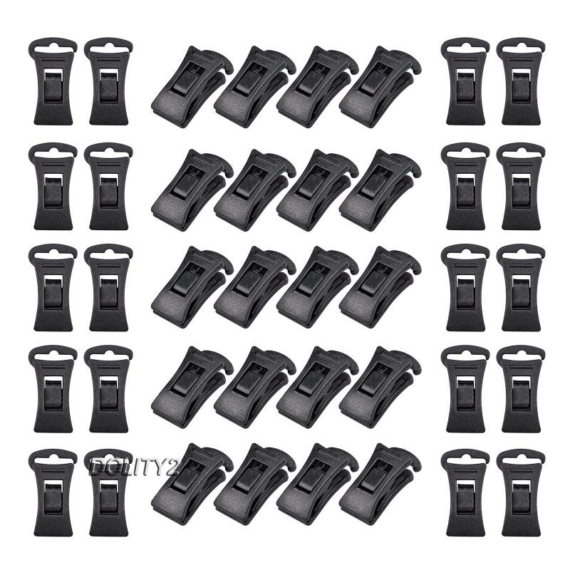 Set 2 / 40 Kẹp Giữ Vớ / Áo Ngực / Khăn Quàng Cổ Tiện Dụng