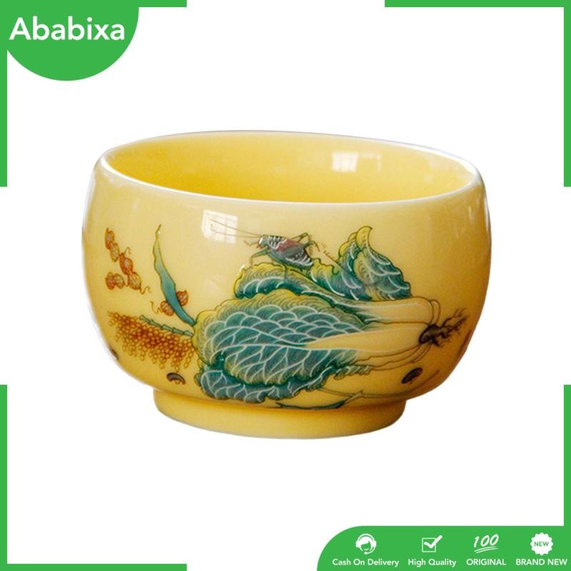 Cốc Uống Trà / Cà Phê Bằng Sứ Handmade Chống Rò Rỉ Kiểu Cổ Điển Tiện Dụng Cho Gia Đình / Văn Phòng