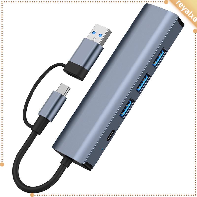 Bộ Chuyển Đổi USB 3.0 Type C Sang Ethernet 3 Cổng USB 3.0 Bằng Hợp Kim Nhôm Chuyên Dụng Cho Máy Tính Để Bàn
