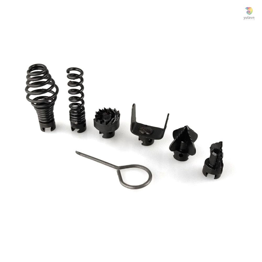 Bộ 7 Đầu Cắt Bằng Thép Mangan 16mm Chuyên Dụng Cho Máy Rửa Đường Ống