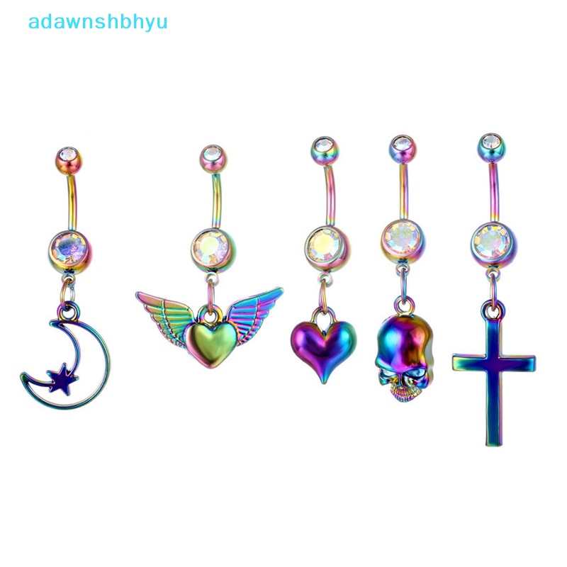 Khuyên RốN HìNh Tim ĐíNh Đá Xinh XắN