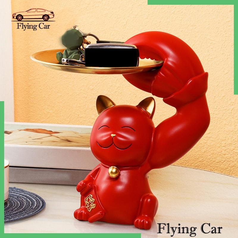 Tượng Mèo Bằng Nhựa Resin Sáng Tạo Cho Trang Trí Nhà / Tiệc Lzdjfmy2