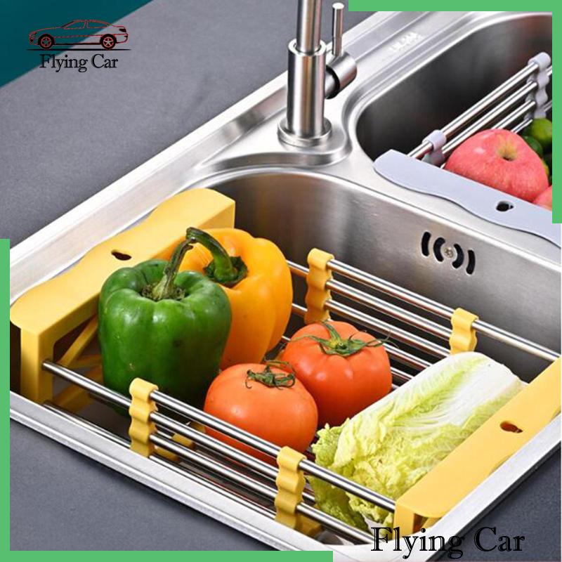 [Lzdjfmy2] Rổ Đựng Chén Dĩa Thoát Nước Tay Cầm Linh Hoạt Thoải Mái Dễ Giặt R