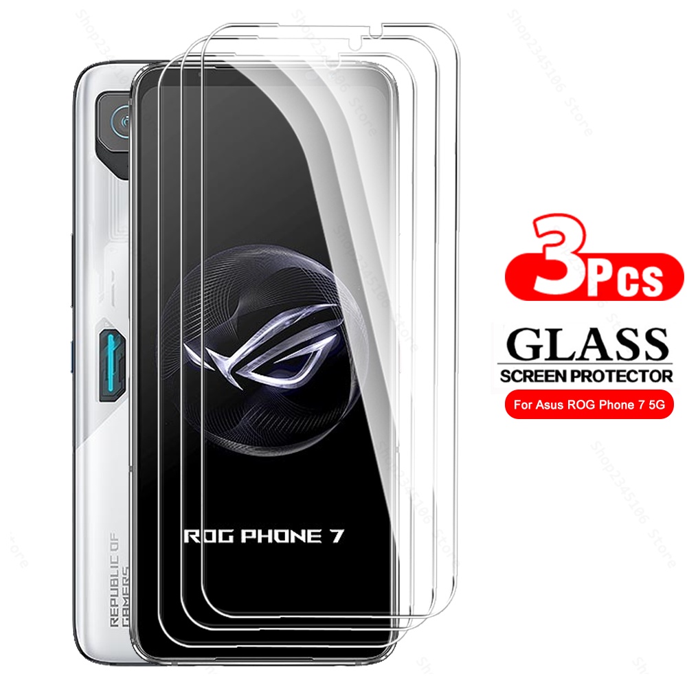 Set 3 Kính Cường Lực Bảo Vệ Màn Hình Điện Thoại Asus ROG Phone 7 Ultimate 5G 9H 7Ultimate Phone7 ROGPhone7 6.78inch 2023