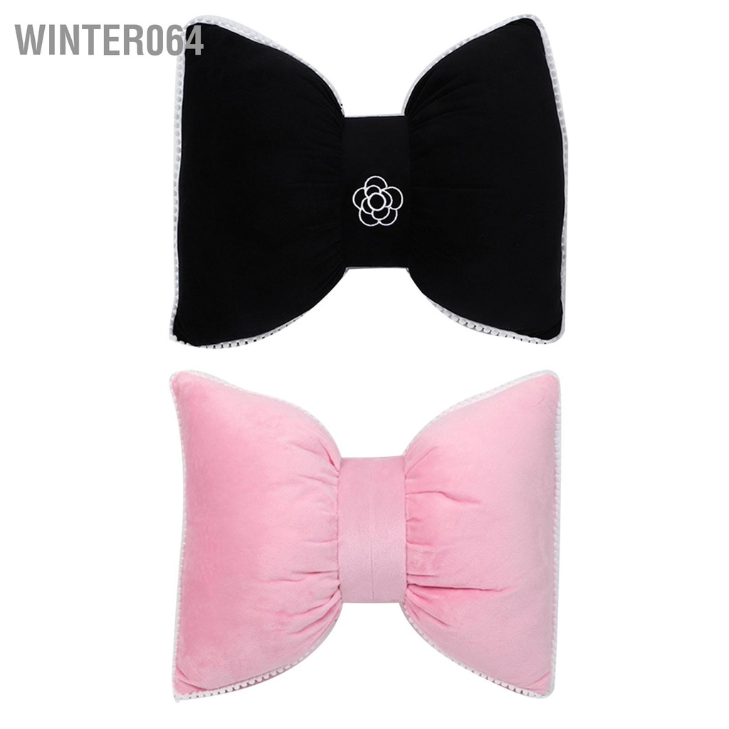 Winter064 Nơ Gối Cổ Sang Trọng Thắt Mềm Mại Ghế Tựa Đầu Hỗ Trợ Đệm Có Khóa Dây Thun