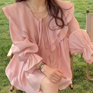 FANHUALUO Đầm váy nữ Thời trang mùa hè kiểu Pháp 2023NEW tinh khiết và sexy 2342710