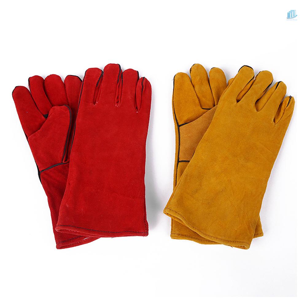 Găng Tay Hàn Cách Nhiệt Bằng Da s2mwvn Tiện Dụng Cho Cắm Trại Dã Ngoại