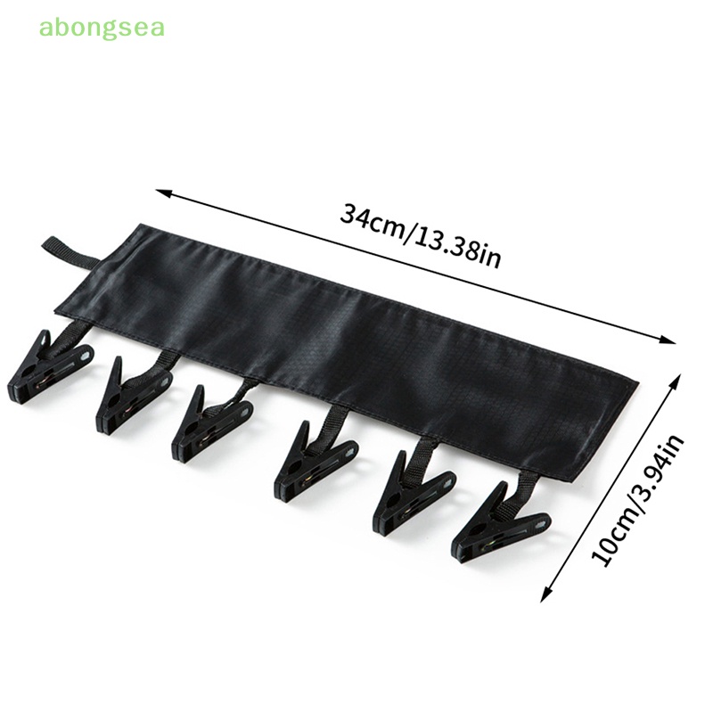 Móc Phơi Đồ 6 Kẹp Tiện Lợi Du Lịch