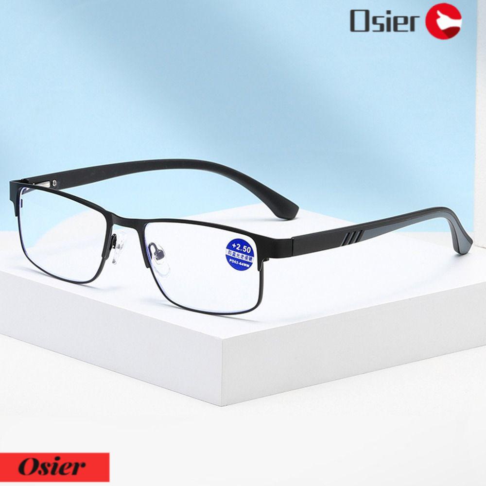 Mắt Kính Đọc Sách Chống Ánh Sáng Xanh Kiểu Dáng Đơn Giản Phong Cách Doanh Nhân Os