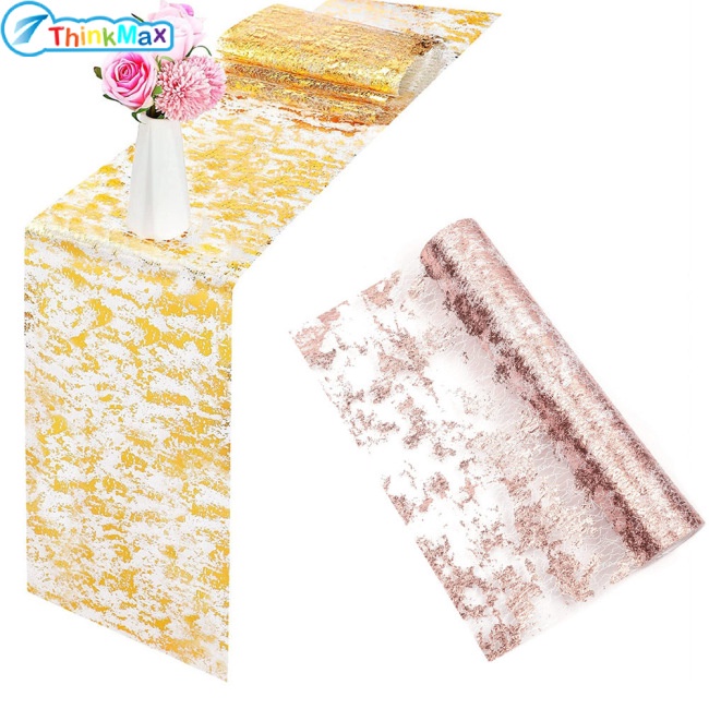 Khăn Trải Bàn Vải Lưới Mỏng Lấp Lánh 29cm Trang Trí Tiệc Cưới / Sinh Nhật / Tiệc Tắm Em Bé