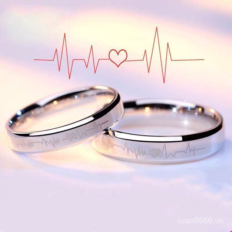 Nhẫn Mạ Bạc 925 Khắc Chữ Love You Forever Cao Cấp Thời Trang Hàn Quốc Cho Cặp Đôi