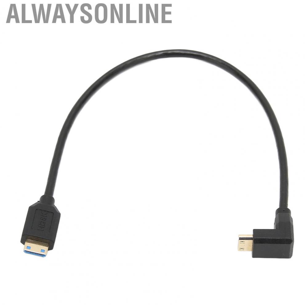 Alwaysonline HD Multimedia Interface Cord  Multifunctional Mini Extension Cable for Mobile Phones Cameras