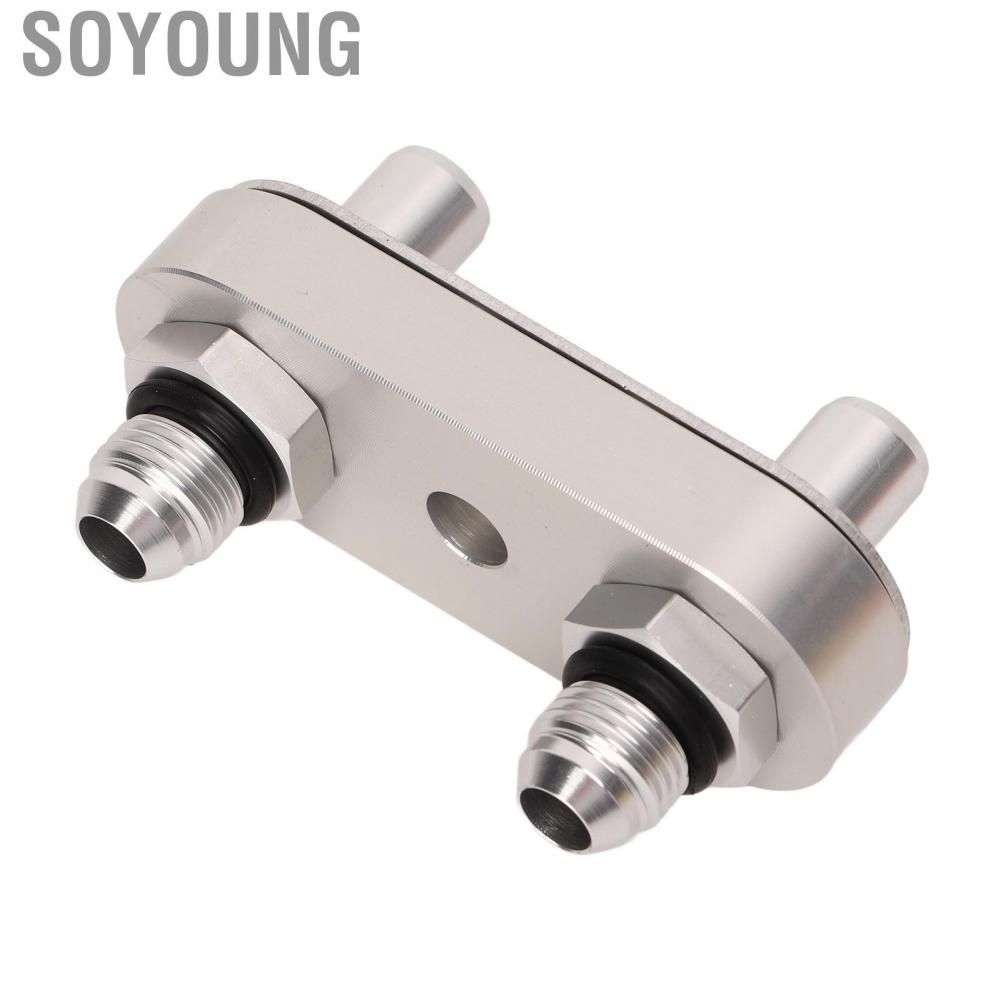 Soyoung 551121 8AN  Auto Transmissions Parts Wearproof Professional  Rust Transmission Cooler Line Adapter  with 8AN Fitting for 6L80E 6L90E 8L90E Trans