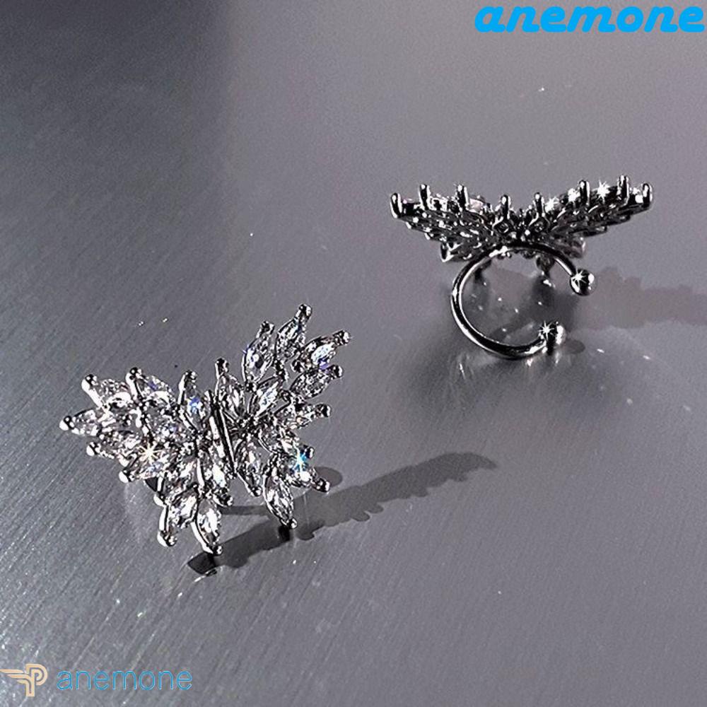 Khuyên Kẹp Vành Tai Hình Bướm Bằng Hợp Kim Phong Cách Punk Cổ Điển Thời Trang Cho Nữ