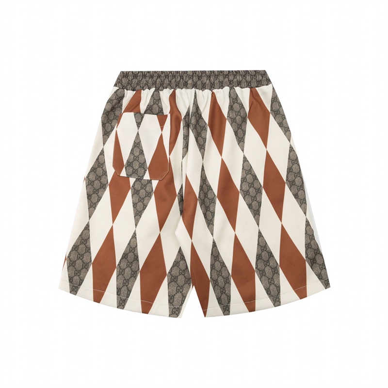 Gu88- Quần Short Họa Tiết Kim Cương Bắt Mắt Thiết Kế logo G Đôi Phong Cách Jfhrdfgf Thời Trang Đường Phố Mới Nhất