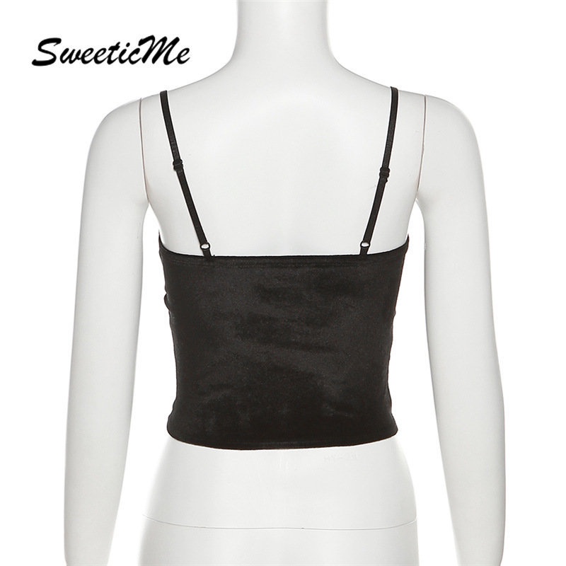 Áo Tank Top Hai Dây Hở Lưng Màu Trơn Thời Trang Mới 2023 Dành Cho Nữ