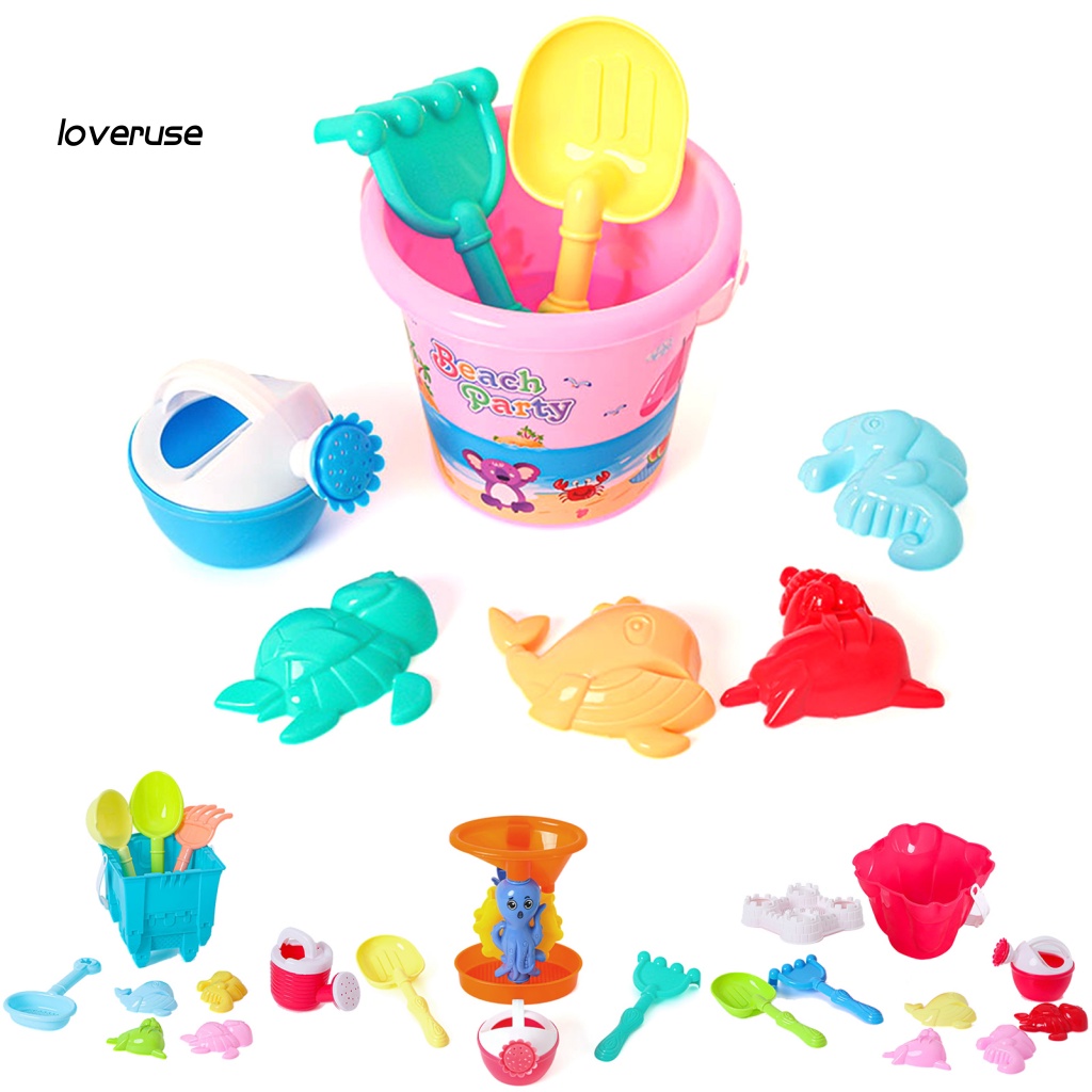 1 Bộ Xô Đựng Cát Bãi Biển Thiết Kế Dày Dặn Di Động