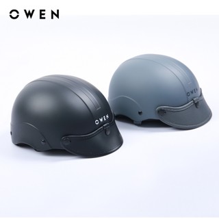 Owen - nón bảo hiểm owen cao cấp 2 màu xám và đen