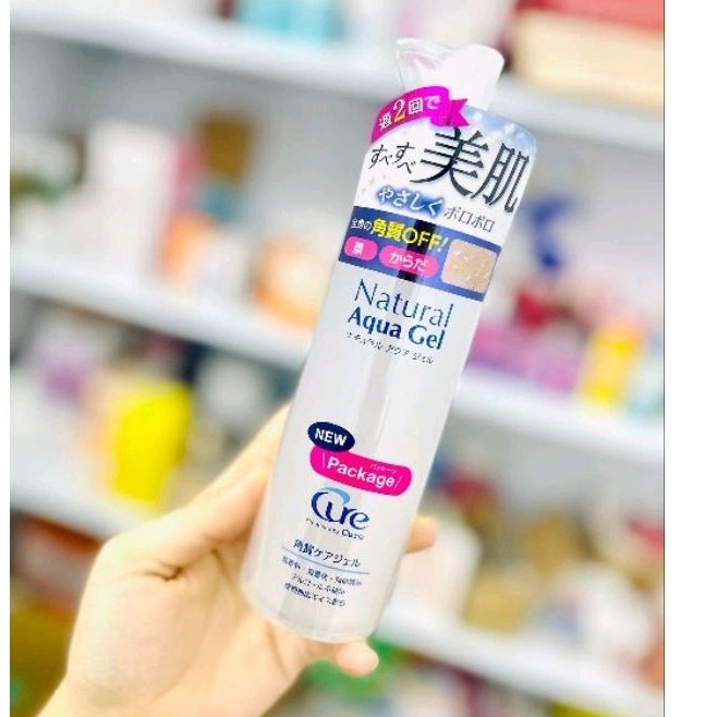 Tẩy da chết Cure Natural Aqua Gel 250ml Nhật Bản