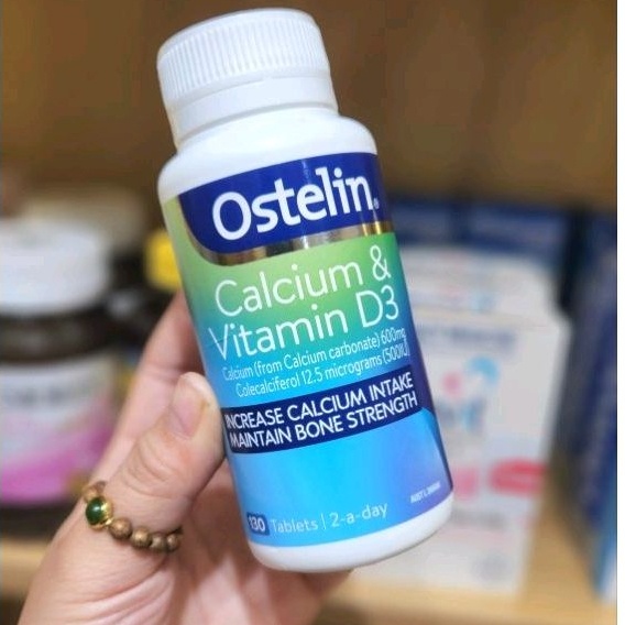 Calcium & Vitamin D3, Canxi bầu úc Ostelin, Canxi sau sinh 130 viên