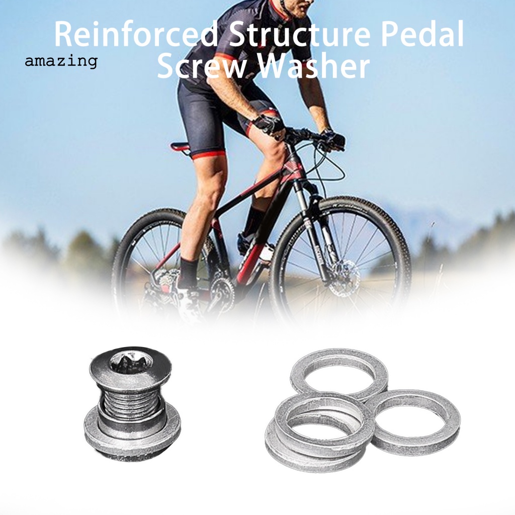 Set 10 Ốc Vít Đệm Bàn Đạp Xe Đạp Nhỏ Gọn Chống Biến Dạng