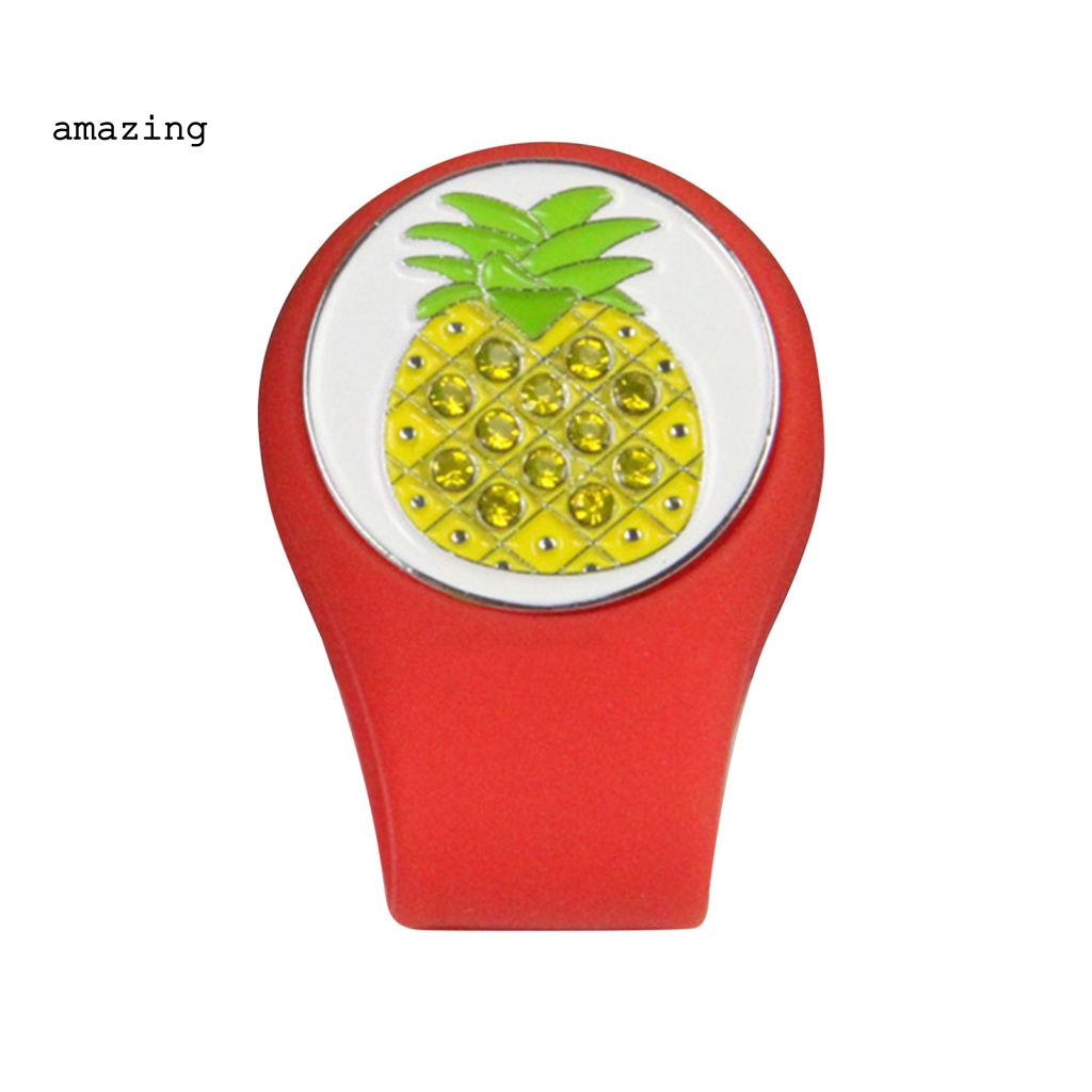 Kẹp Đánh Dấu Bóng Golf Từ Tính Mềm Mại Họa Tiết Trái Cây