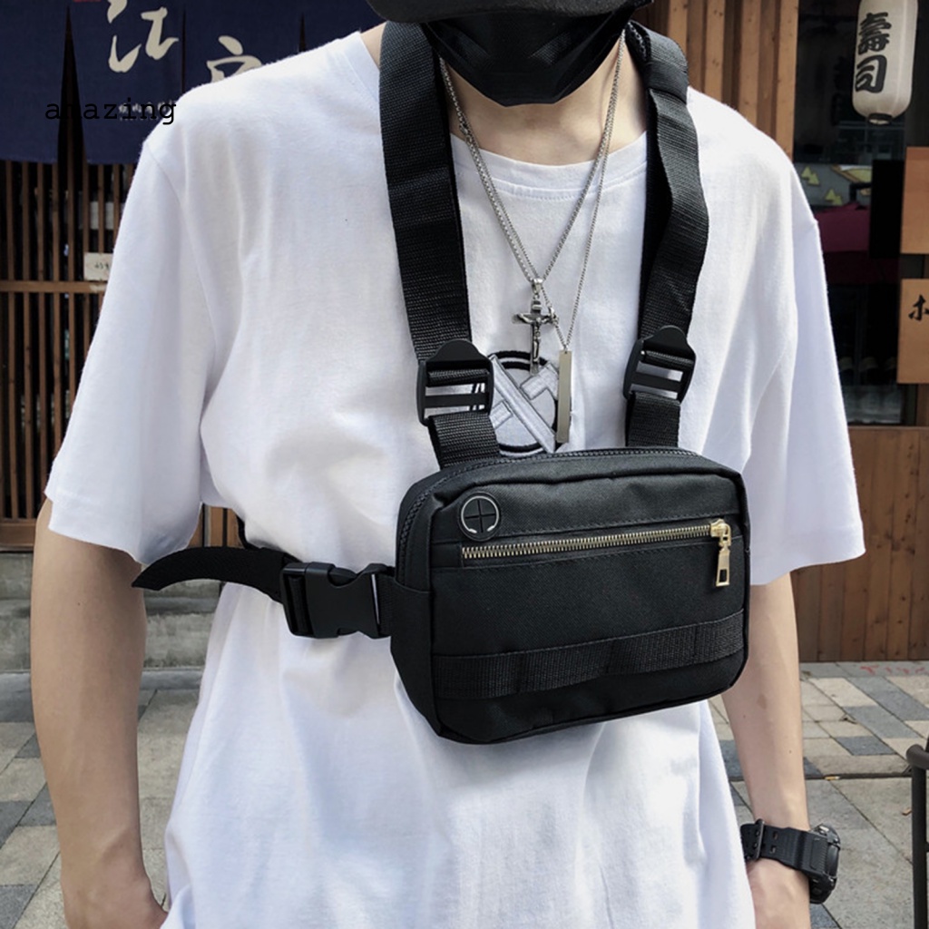 Túi Đeo Chéo Ngực Cỡ Nhỏ Phong Cách Dã Ngoại Thời Trang Cho Nam