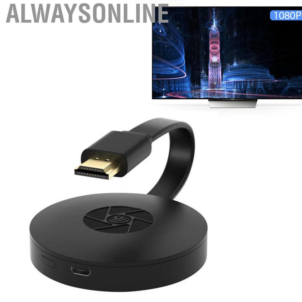 Alwaysonline Mirroring Dongle Receiver  Stable AM8268 Processor Display Adapter Portable HD Output for Car Screens