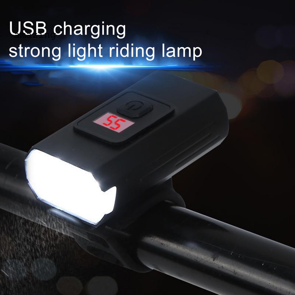 Đèn Pha Xe Đạp Sạc USB Chống Thấm Nước Tiện Lợi