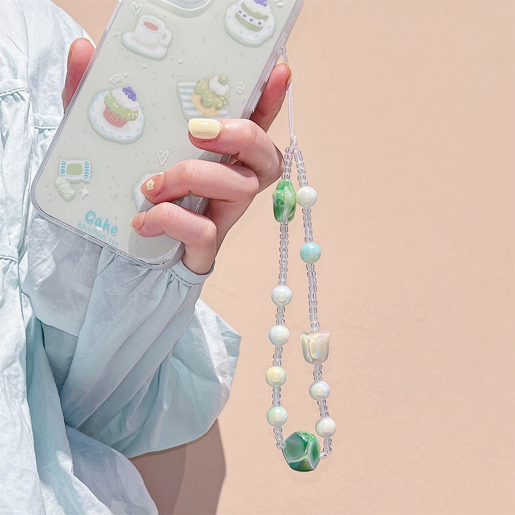 Dây Đeo Điện Thoại / airpods Bằng acrylic Hình Ngôi Sao Hoạt Hình Dễ Thương DIY