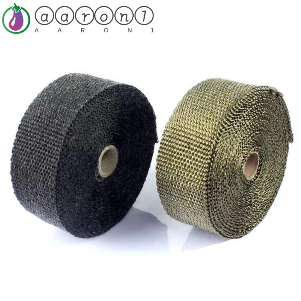 Aaron1 Cuộn Băng Keo Cách Nhiệt Bằng Thép Không Gỉ Chất Lượng Cao Bảo Vệ Ống Pô Xe Máy