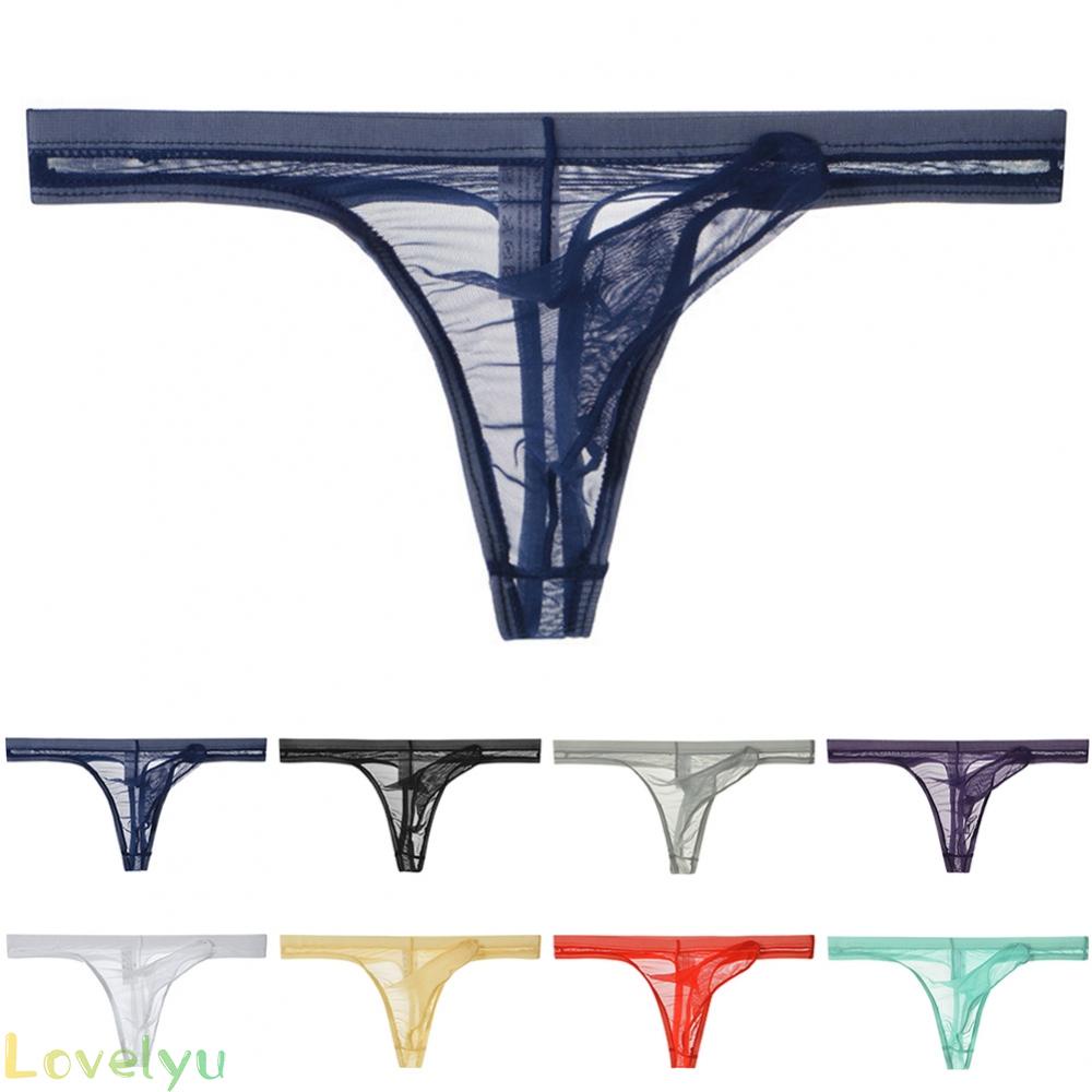 ⭐2023 ⭐Thongs Elephant Nose Erotic Low Rise Man Men Mesh Underpant See Through