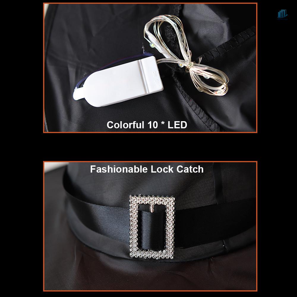 Đèn LED Treo Trang Trí Hình Nón Phù Thủy Nhiều Màu Sắc