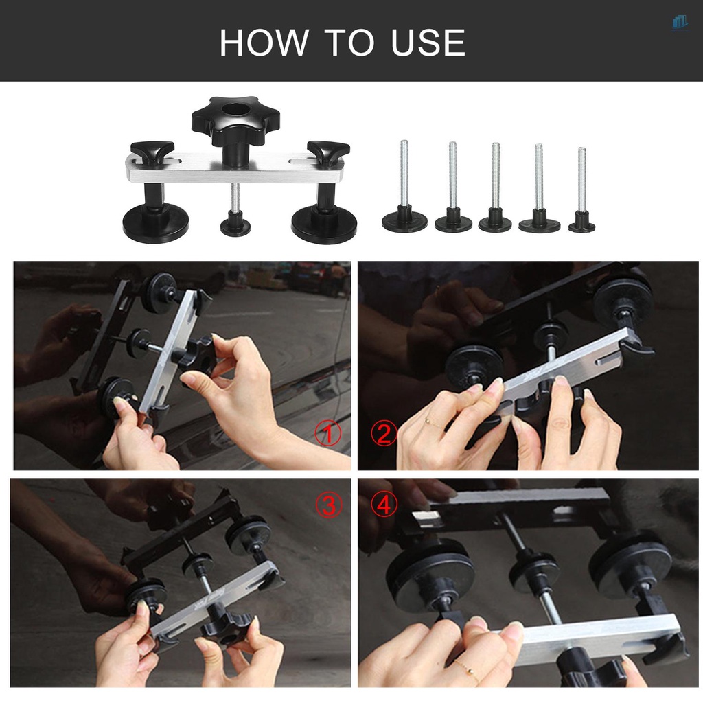 Dụng Cụ Kéo Vết Lõm Xe Hơi Kèm 37 Đầu Bút Keo Dán