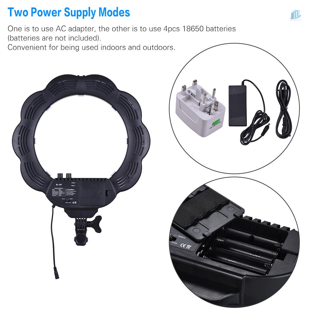 Vòng Đèn LED smartwatchinone SL-107 384 SMD LED 2700 Lumens 3000K-6000K Ra95 Dùng Quay Video / Quay Video