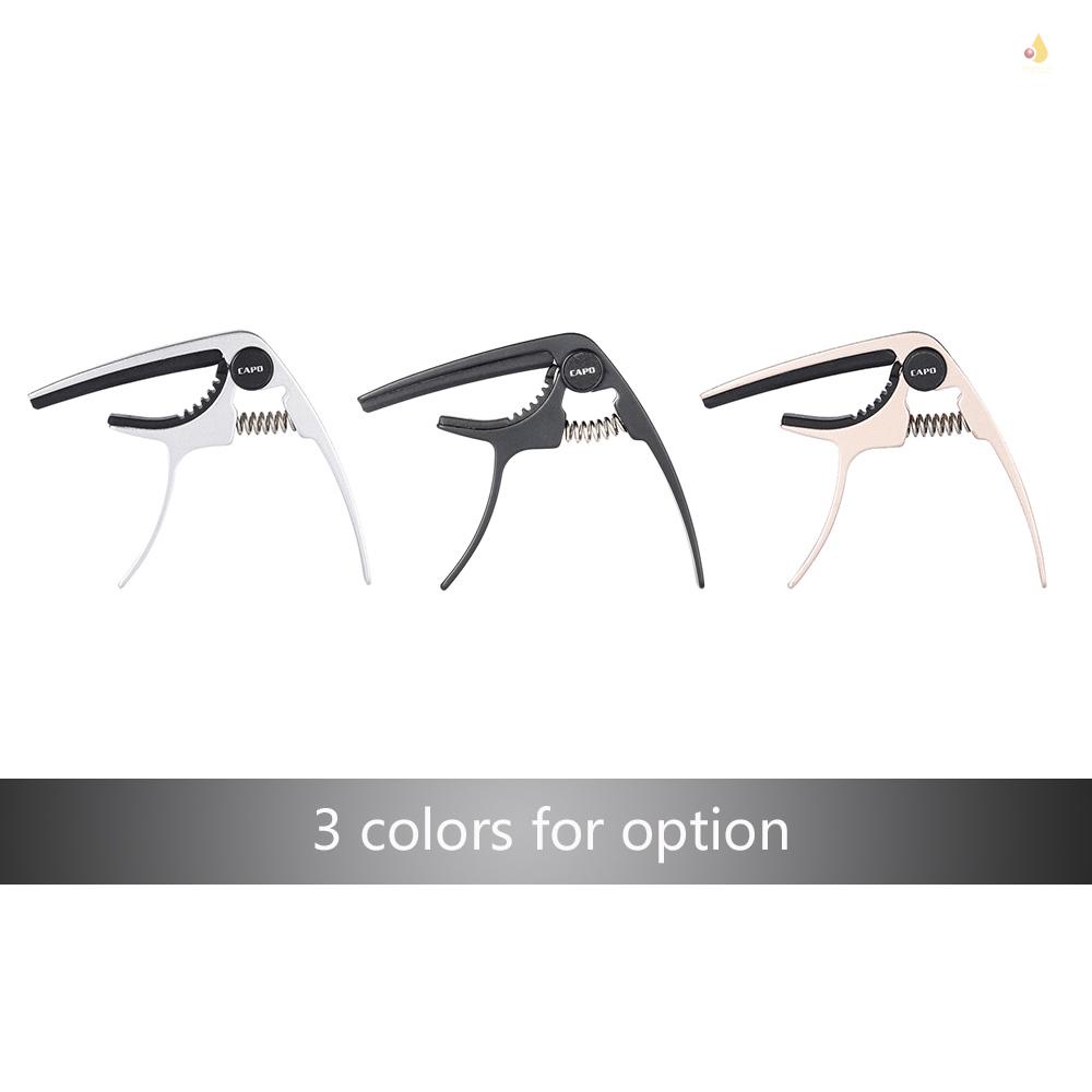 Kẹp Capo Đơn Bằng Kim Loại Gọn Nhẹ Thay Thế Nhanh Chóng Cho Đàn Guitar Ukulele Banjo Mandolin Bass