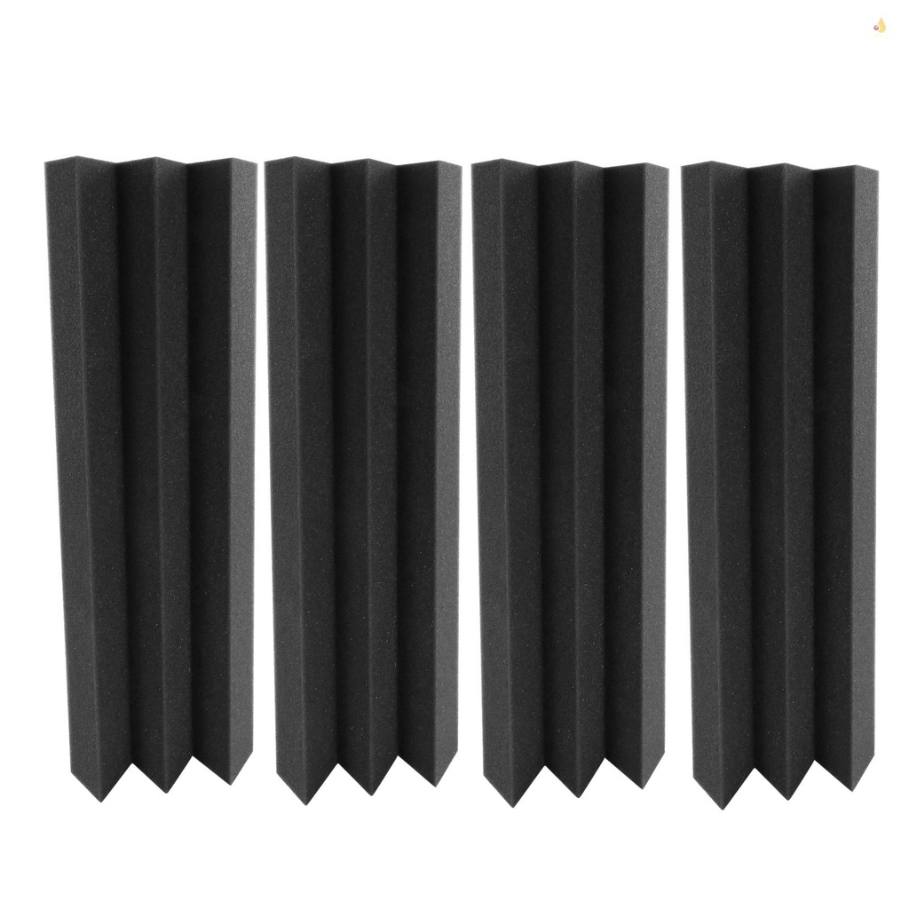 Set 12 Tấm Xốp Cách Âm Kích Thước 30 * 7.5 * 7.5cm Chuyên Dụng Cho Phòng Thu