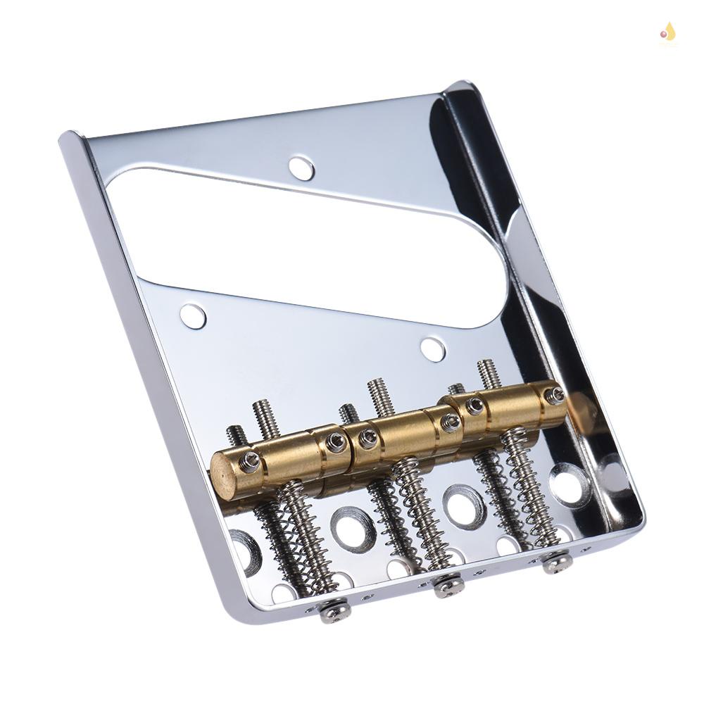 Cầu Ngựa Gạt Tàn Thuốc Bằng Đồng Thau Mạ Chrome Thay Thế Cho Đàn Guitar Điện F TL Kèm Ốc Vít Cờ Lê Vặn mynice 3