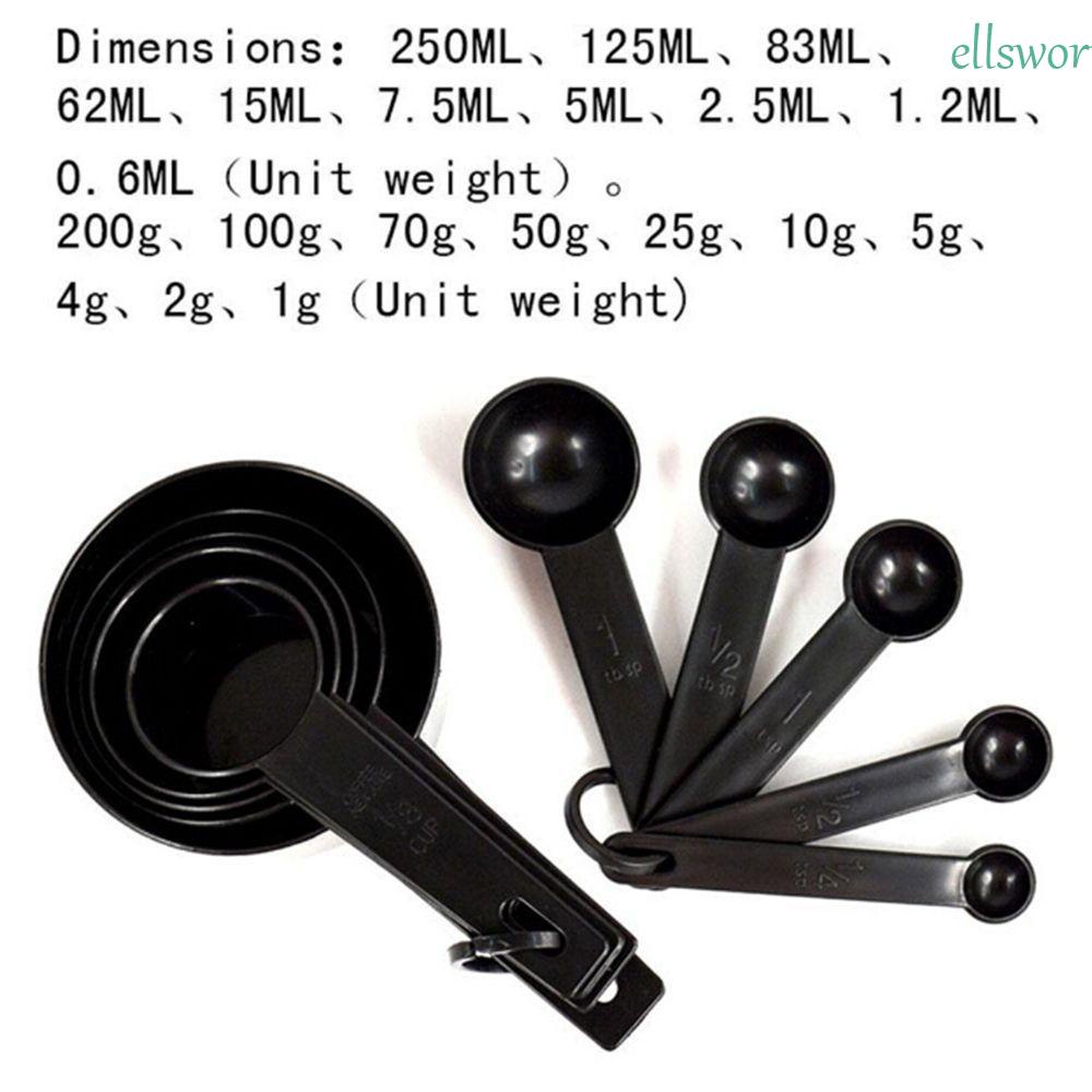 Bộ Muỗng Đo Lường Bằng Nhựa Tiện Dụng Khi Làm Bánh / Pha Cà Phê