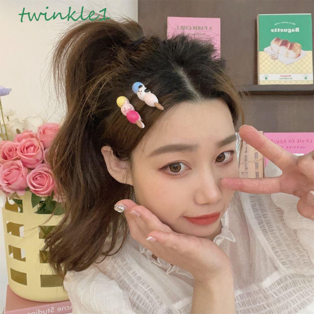 Kẹp Tóc Mỏ Vịt Đính Nơ Họa Tiết Hoạt Hình Dễ Thương Cho Nữ