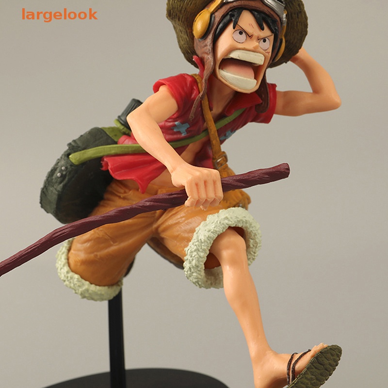 Mô Hình Nhân Vật Monkey D Luffy Phiêu Lưu Chạy Bộ Vui Nhộn Bằng PVC