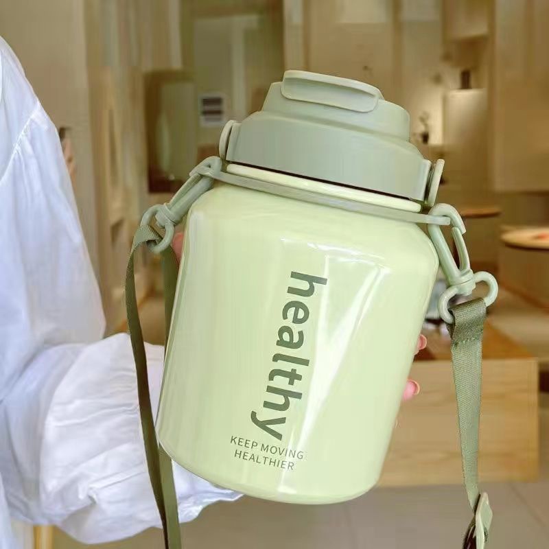 Bình Nước Giữ Nhiệt Bằng Thép Không Gỉ 304 Cao Cấp Tiện Lợi Dễ Sử Dụng Dành Cho Cả Nam Và Nữ