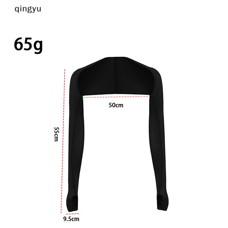 Găng Tay Dài Bằng Lụa Lạnh Thoáng Khí Chống Nắng Chống Tia UV Cho Unisex