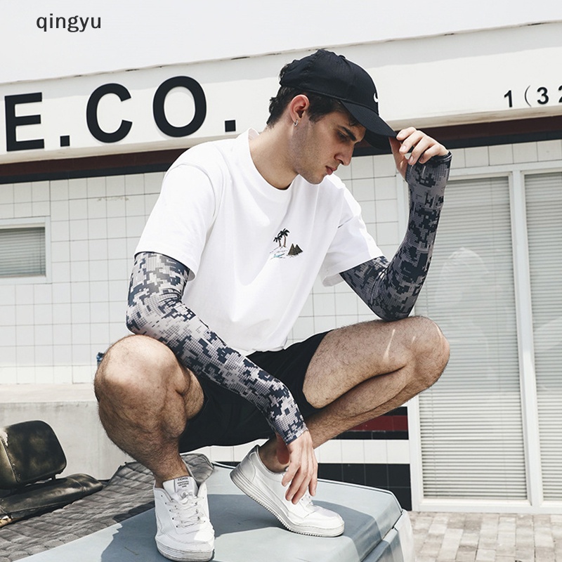 Găng Tay Chống Nắng Và Tia UV Bằng Lụa Họa Tiết Rằn Ri Dùng Chạy Bộ Câu Cá