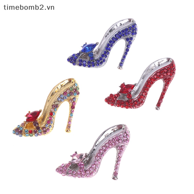 Ghim Cài Áo Hình Giày Cao Gót Thời Trang Dành Cho Nữ