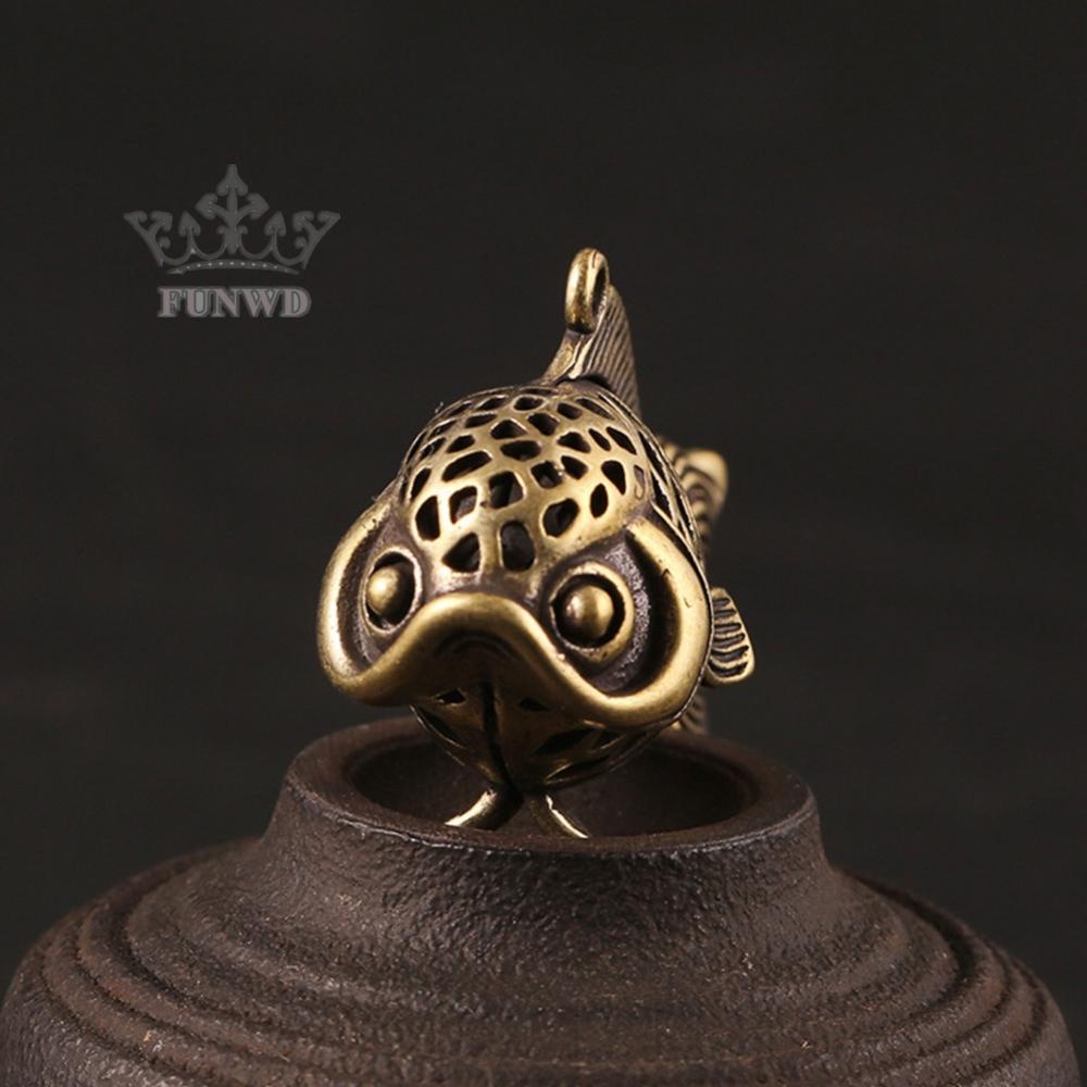 Móc Khóa Hình Cá Bằng Đồng Thau Đẹp Mắt