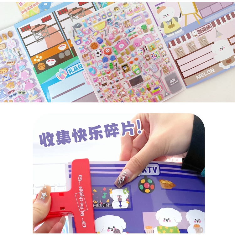 Miếng Dán Hình Quả Xoài 3D Dễ Thương Trang Trí Sổ Tay Cho Bé