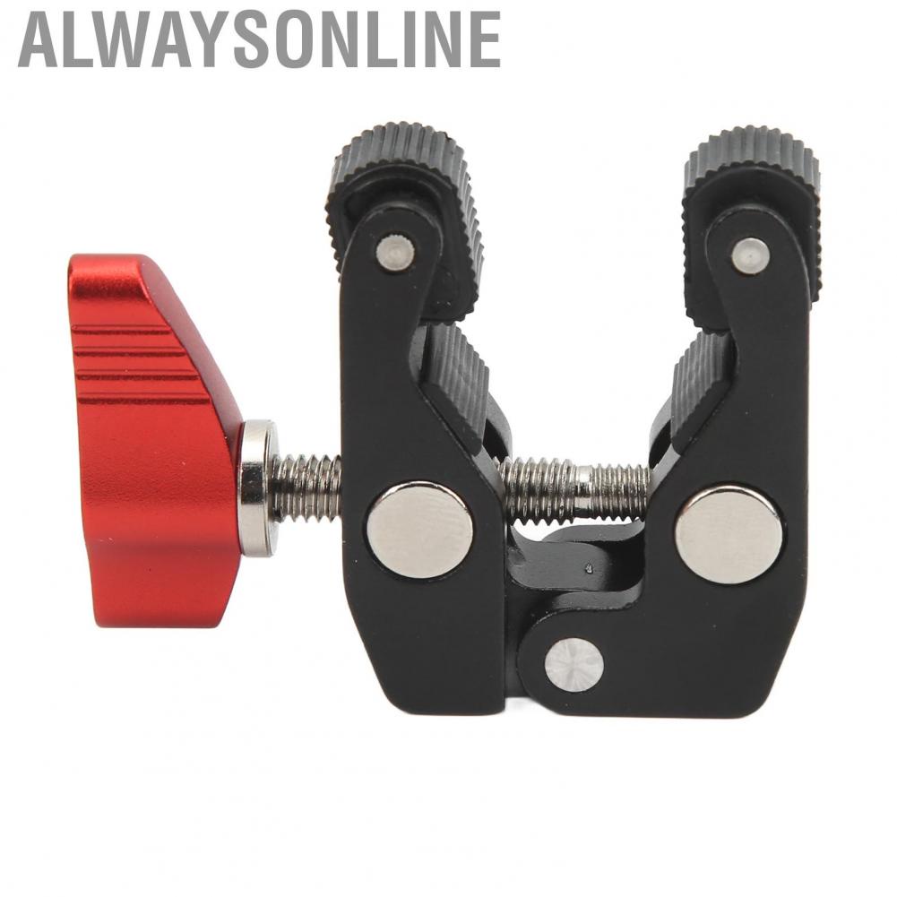 Alwaysonline Super Clamp  Mount Aluminum Alloy for Tripods