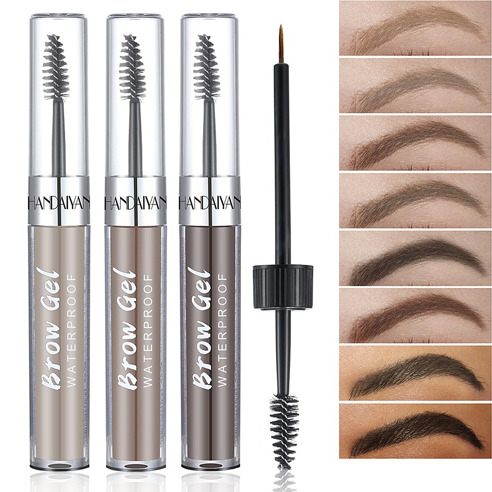 Bút Kẻ Mày HANDAIYAN Hai Đầu Chống Thấm Nước Không Nhòe Lâu Trôi Có Cọ Chuốt Tiện Lợi
