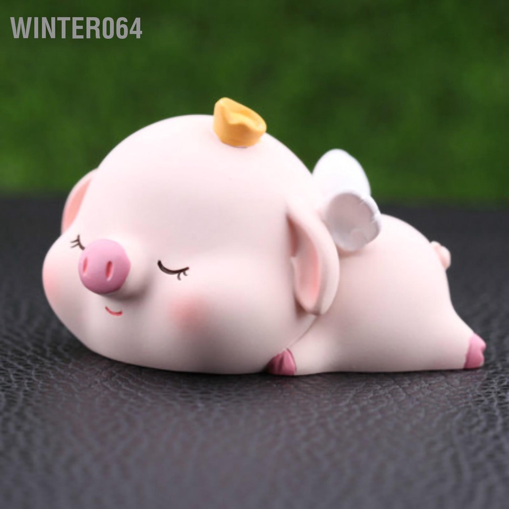 Winter064 Xe Lắc Đầu Búp Bê Nội Thất Điều Khiển Trung Tâm Trang Trí Đồ Dễ Thương Nhựa Hàng Thủ Công